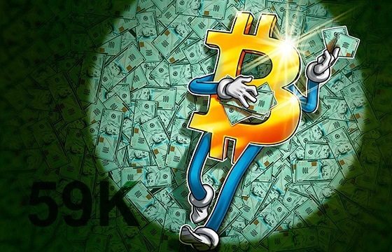 Достижение биткоином отметки в $59K было бы чрезвычайно здоровым, говорят трейдеры