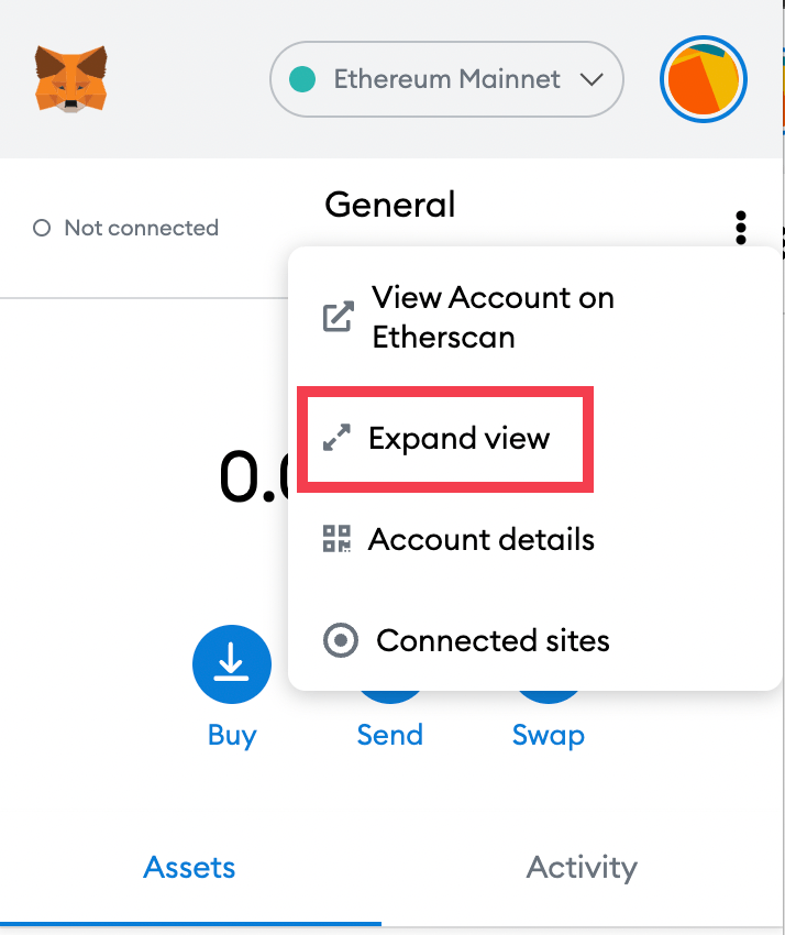 Как перевести Avalance в Metamask
