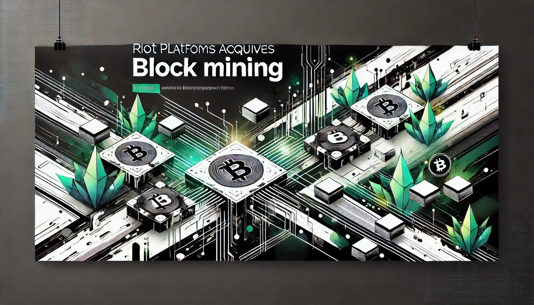 Покупка биткоин-майнера Block Mining компанией Riot Platforms