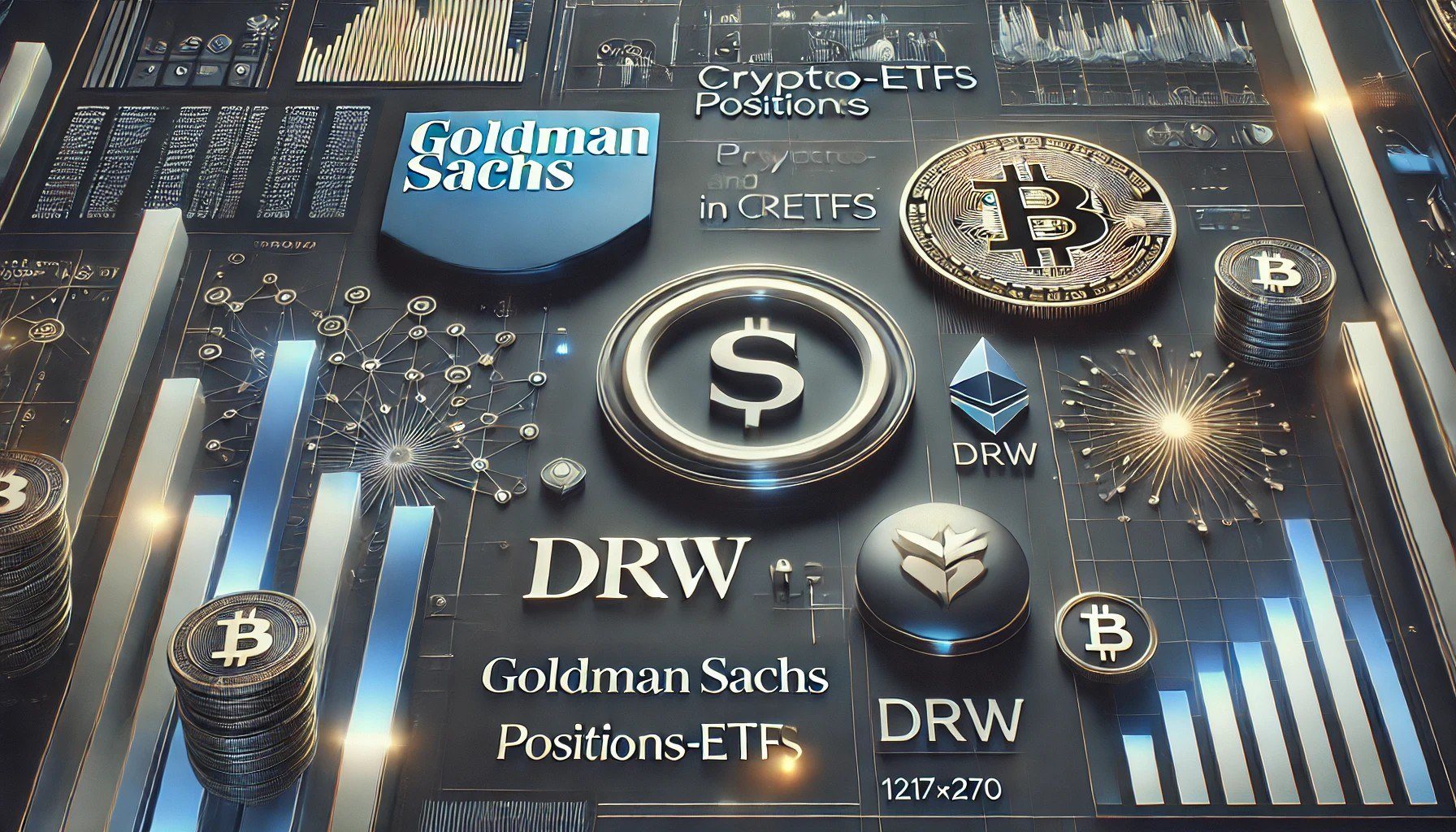 Позиции Goldman Sachs и DRW в крипто-ETF