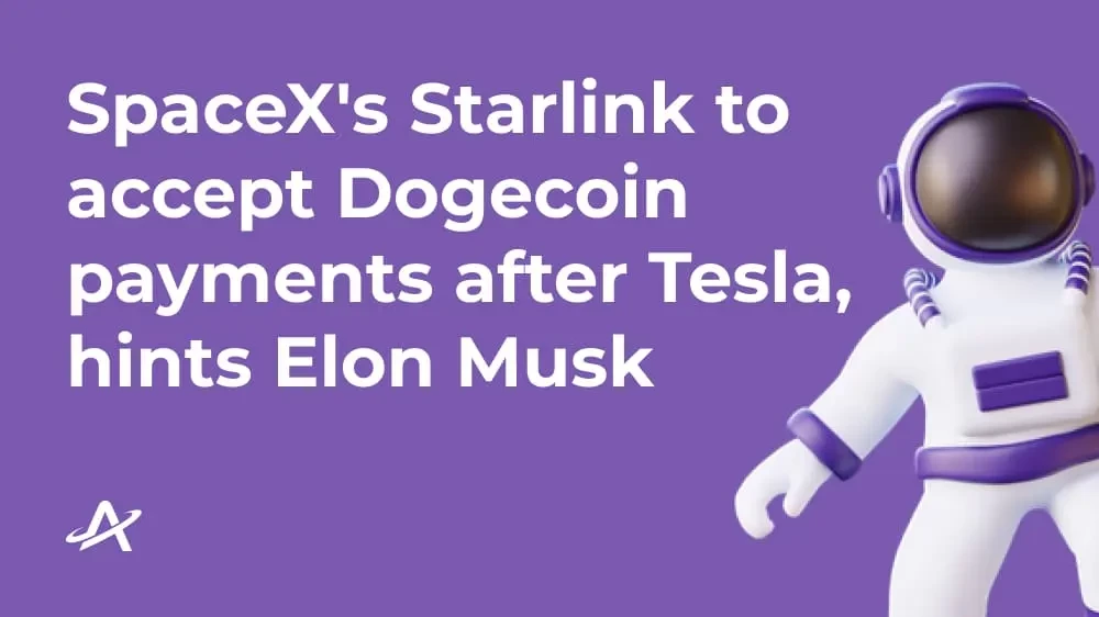 SpaceX's Starlink будет принимать платежи в Dogecoin после Tesla, намекнул, Элон Маск