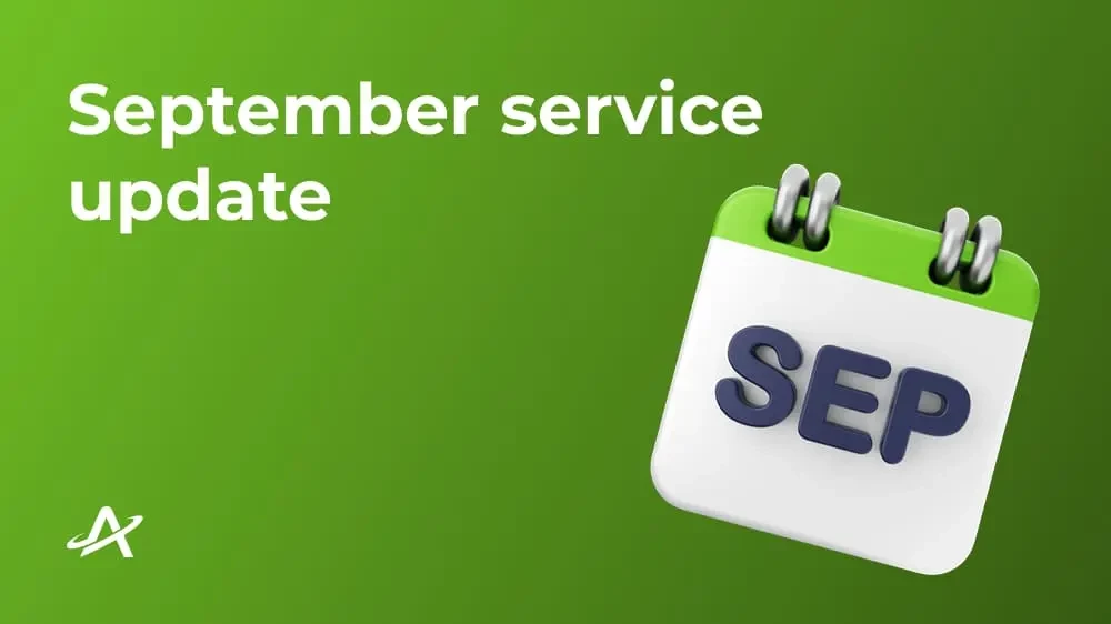 Сентябрьское обновление сервиса