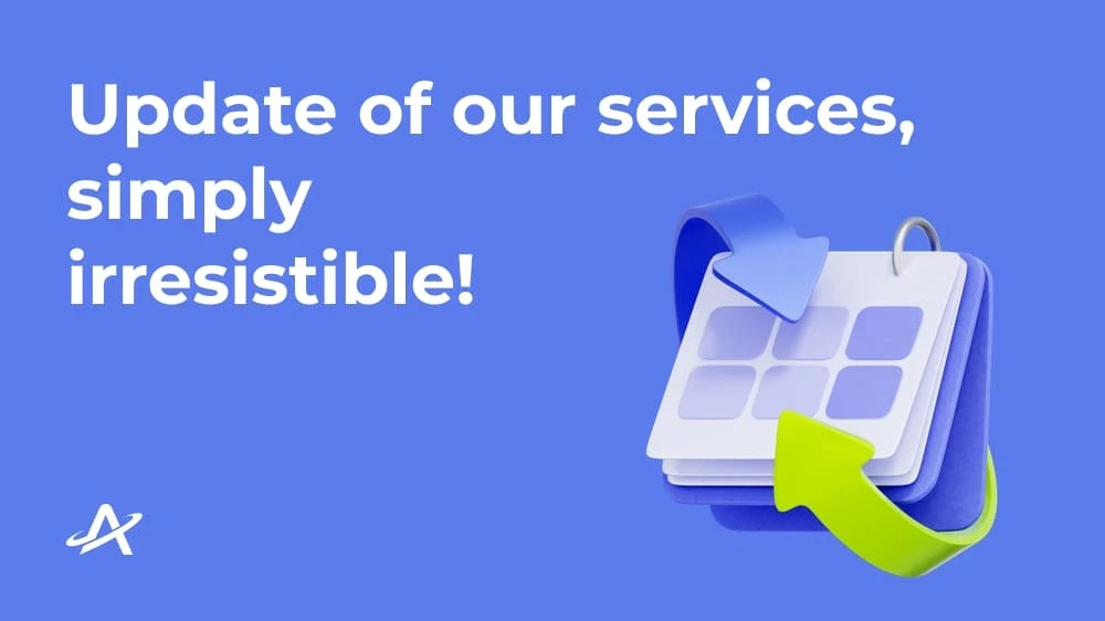 Обновление наших сервисов, просто пальчики оближешь